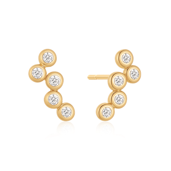 Sølvforgyldt ørestikker, fra Støvring Design