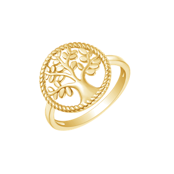 Sølvforgyldt ring, fra Støvring Design