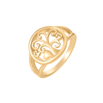 Sølvforgyldt ring, fra Støvring Design