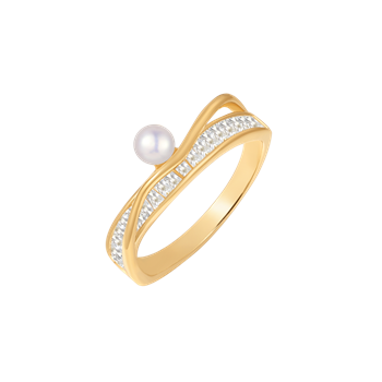 Sølvforgyldt ring, fra Støvring Design