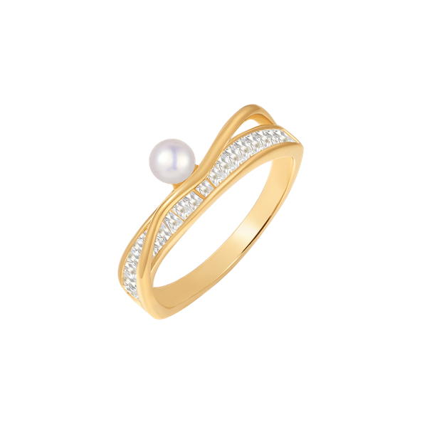 Sølvforgyldt ring, fra Støvring Design