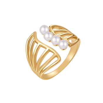 Sølvforgyldt ring, fra Støvring Design