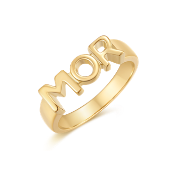 Sølvforgyldt ring, fra Støvring Design