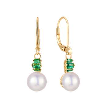 Sølvforgyldt ørehænger, fra Støvring Design