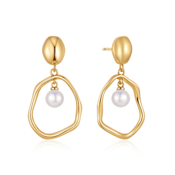 Sølvforgyldt ørehænger, fra Støvring Design