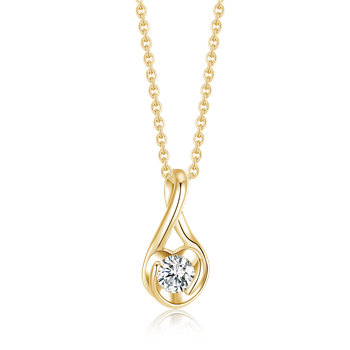 Sølvforgyldt halskæde, fra Støvring Design