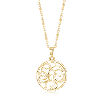 Sølvforgyldt halskæde, fra Støvring Design