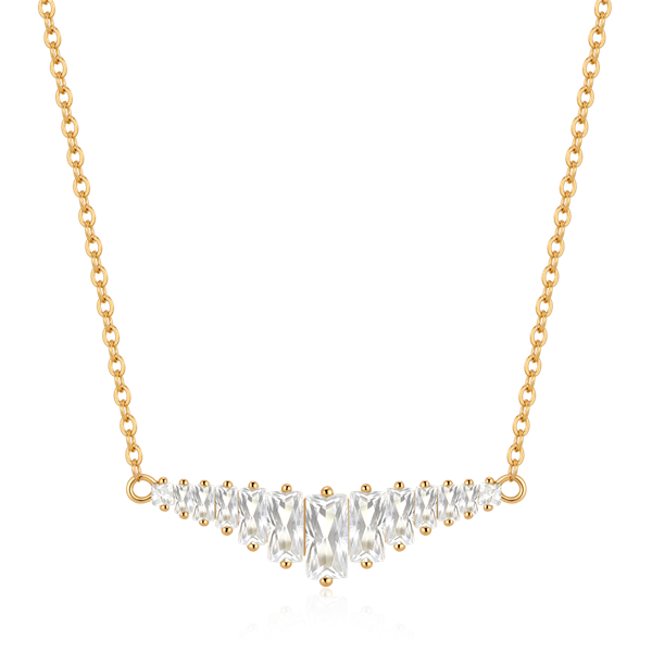 Sølvforgyldt halskæde, fra Støvring Design