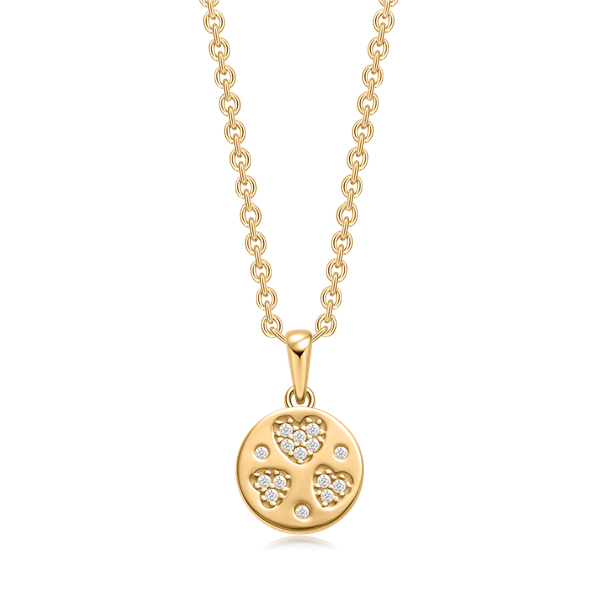 Sølvforgyldt halskæde, fra Støvring Design