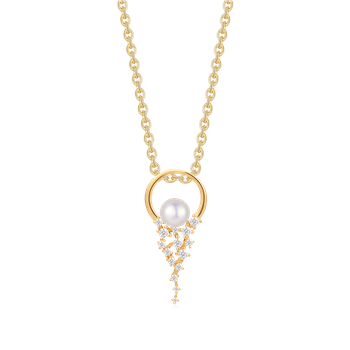 Sølvforgyldt halskæde, fra Støvring Design