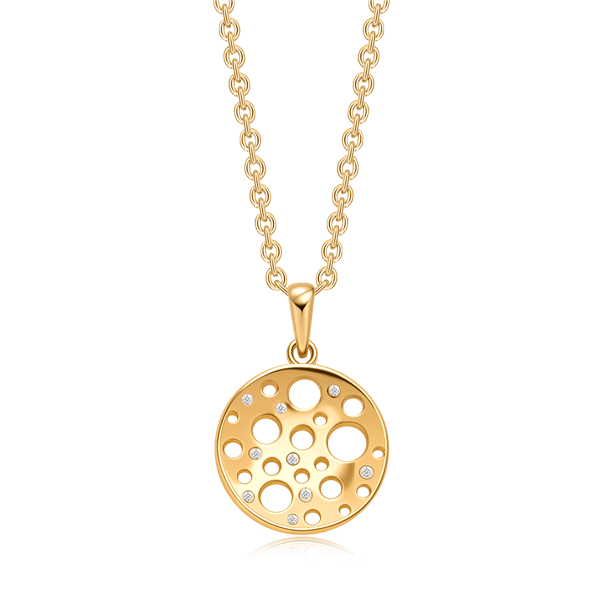 Sølvforgyldt halskæde, fra Støvring Design