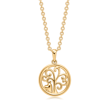 Sølvforgyldt halskæde, fra Støvring Design