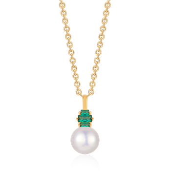 Sølvforgyldt halskæde, fra Støvring Design