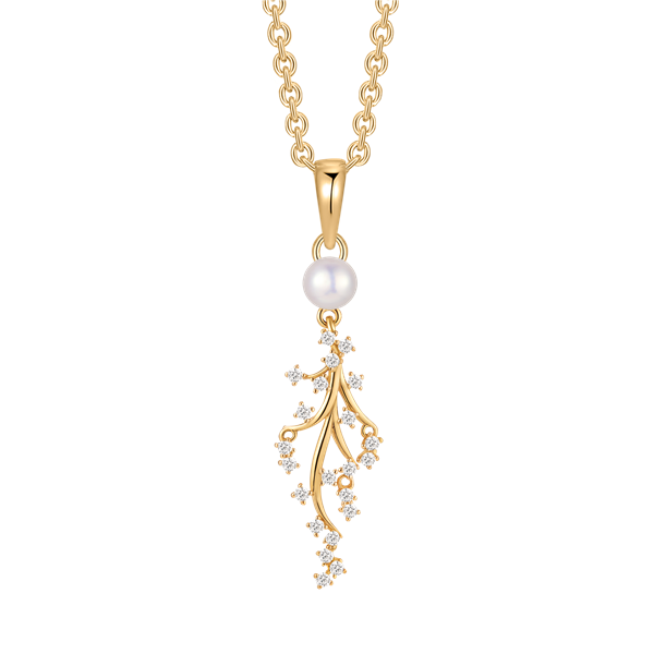 Sølvforgyldt halskæde, fra Støvring Design