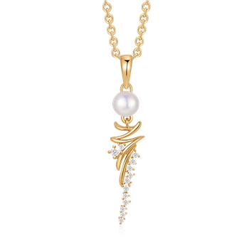 Sølvforgyldt halskæde, fra Støvring Design