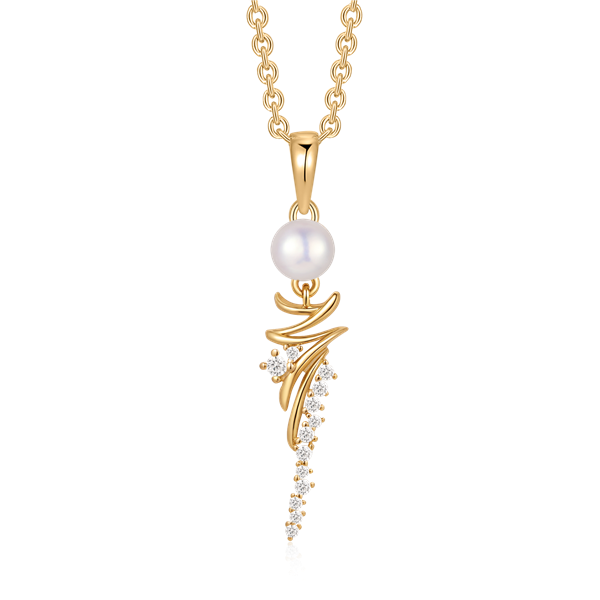 Sølvforgyldt halskæde, fra Støvring Design