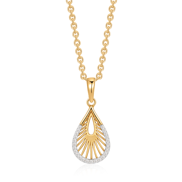 Sølvforgyldt halskæde, fra Støvring Design