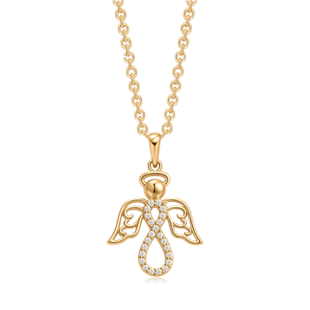 Sølvforgyldt halskæde, fra Støvring Design