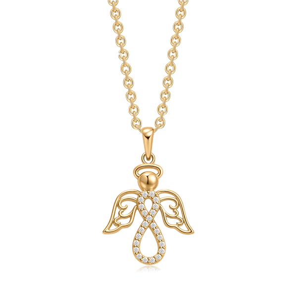 Sølvforgyldt halskæde, fra Støvring Design