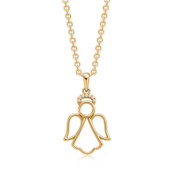 Sølvforgyldt halskæde, fra Støvring Design