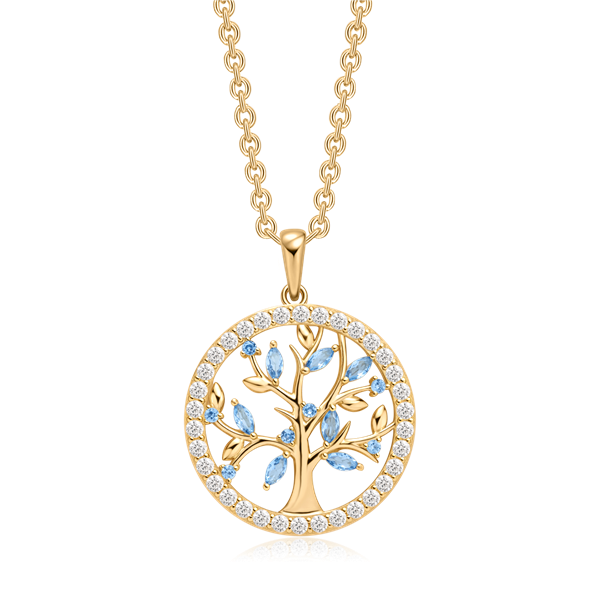 Sølvforgyldt halskæde, fra Støvring Design