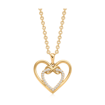 Sølvforgyldt halskæde, fra Støvring Design