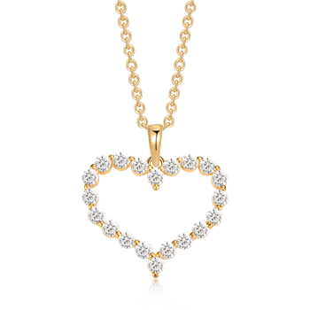 Sølvforgyldt halskæde, fra Støvring Design