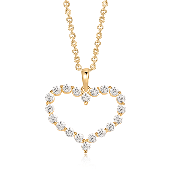 Sølvforgyldt halskæde, fra Støvring Design