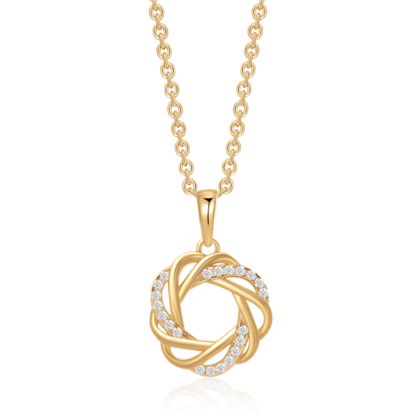 Sølvforgyldt halskæde, fra Støvring Design