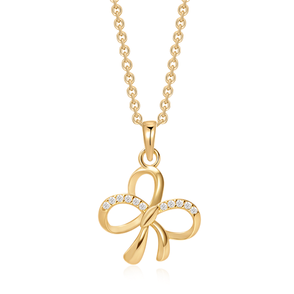 Sølvforgyldt halskæde, fra Støvring Design