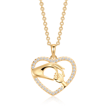 Sølvforgyldt halskæde, fra Støvring Design