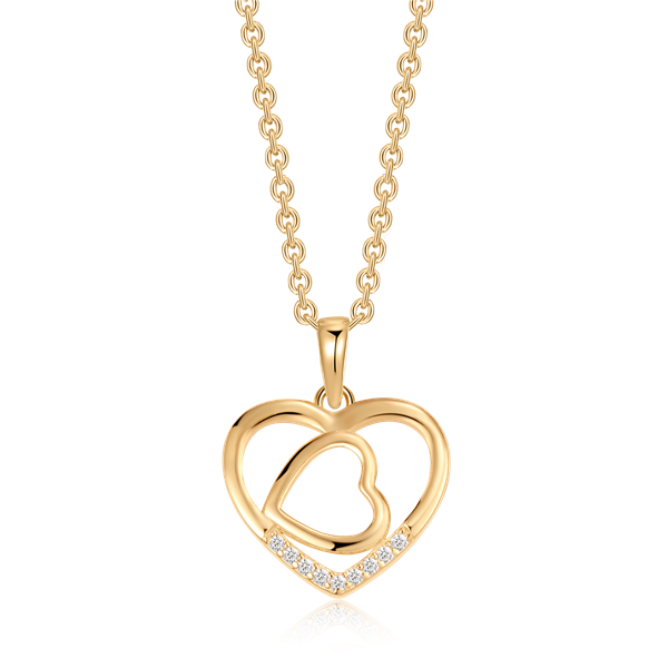 Sølvforgyldt halskæde, fra Støvring Design