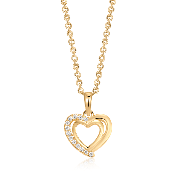 Sølvforgyldt halskæde, fra Støvring Design