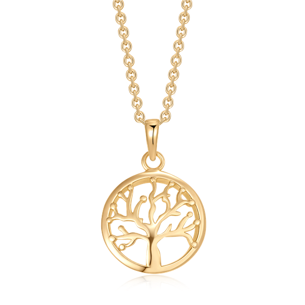 Sølvforgyldt halskæde, fra Støvring Design