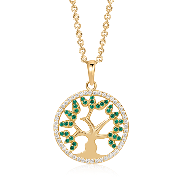 Sølvforgyldt halskæde, fra Støvring Design