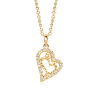 Sølvforgyldt halskæde, fra Støvring Design