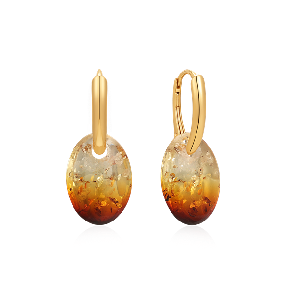 Sølvforgyldt creoler, fra Støvring Design