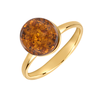 Sølvforgyldt ring, fra Støvring Design