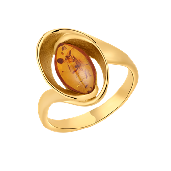 Sølvforgyldt ring, fra Støvring Design