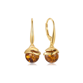 Sølvforgyldt ørehænger, fra Støvring Design