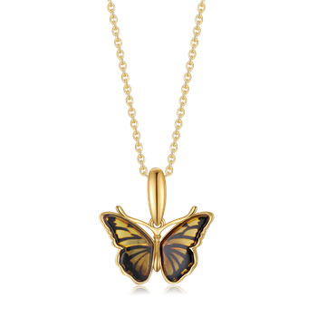 Sølvforgyldt halskæde, fra Støvring Design