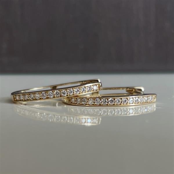 Creol knæk 14 karat 0,12 ct WSI, fra L&G