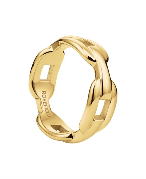 Rosefield Ridged Ring JRRR56G-J765, fra Rosefield