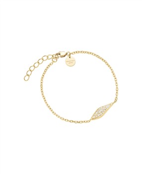 Rosefield Pave Leaf Bracelet JBPLG-J1238, fra Rosefield