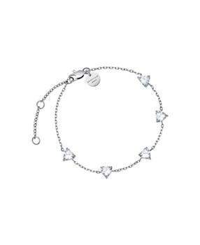 Rosefield Row of Hearts Bracelet JBRHS-J1014, fra Rosefield