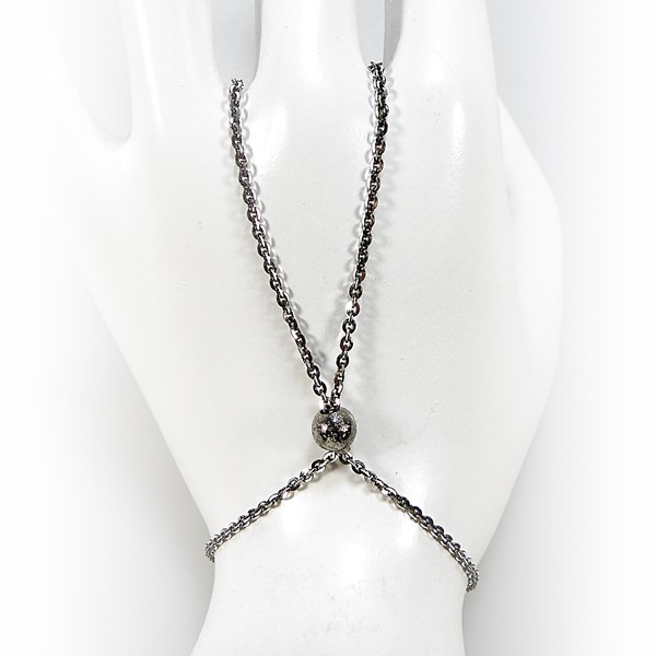 Hand Jewellery Sterlingsølv/925  Black rhodium S, fra San - Links of Joy