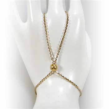 Hand Jewellery Sterlingsølv/925 Goldplated L, fra San - Links of Joy