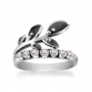 Rabinovich White Beauty 925 sterling sølv fingerring oksidert, modell 61216370, størrelse 53