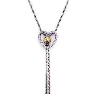 San - Link of joy CZ Jewellery by San 925 Sterling sølv Collie Svart oksidert / gullbelagt, modell 93247-04
