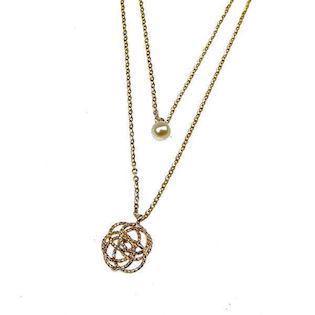 San - Link of joy More than One 925 sterling sølv halskjede med gullbelagt anheng, modell 97977-42